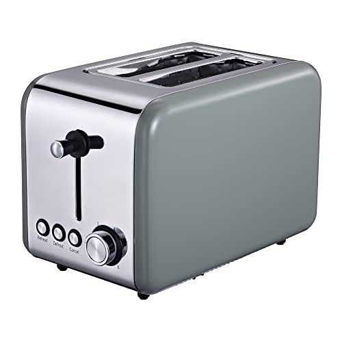 MICHELINO 2-Scheiben Toaster Toastautomat mit Brötchenaufsatz (grün) von Michelino