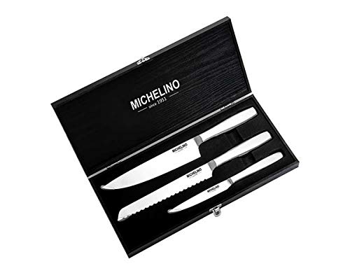 MICHELINO 3-tlg. Messerset in Geschenkbox Messer-Set von Michelino