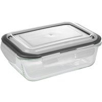 MICHELINO Aufbewahrungsglas Vorratsglas Glasbehälter mit Silikondeckel Rechteckig 1500 ml von Michelino
