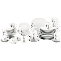 MICHELINO Kombiservice Luna weiß Porzellan 62 tlg. von Michelino