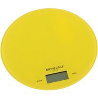 MICHELINO Küchenwaage Leonidas gelb Glas D: ca. 21 cm von Michelino
