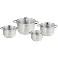 MICHELINO Topfset Berlin Satiniert Edelstahl 8 tlg. MICHELINO Topfset Berlin Satiniert Edelstahl 8 tlg. von Michelino