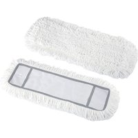 Clean Home Mikrofaser Plüsch Wischmoppbezug 42x10 cm 6 Stück - Michelino von Michelino
