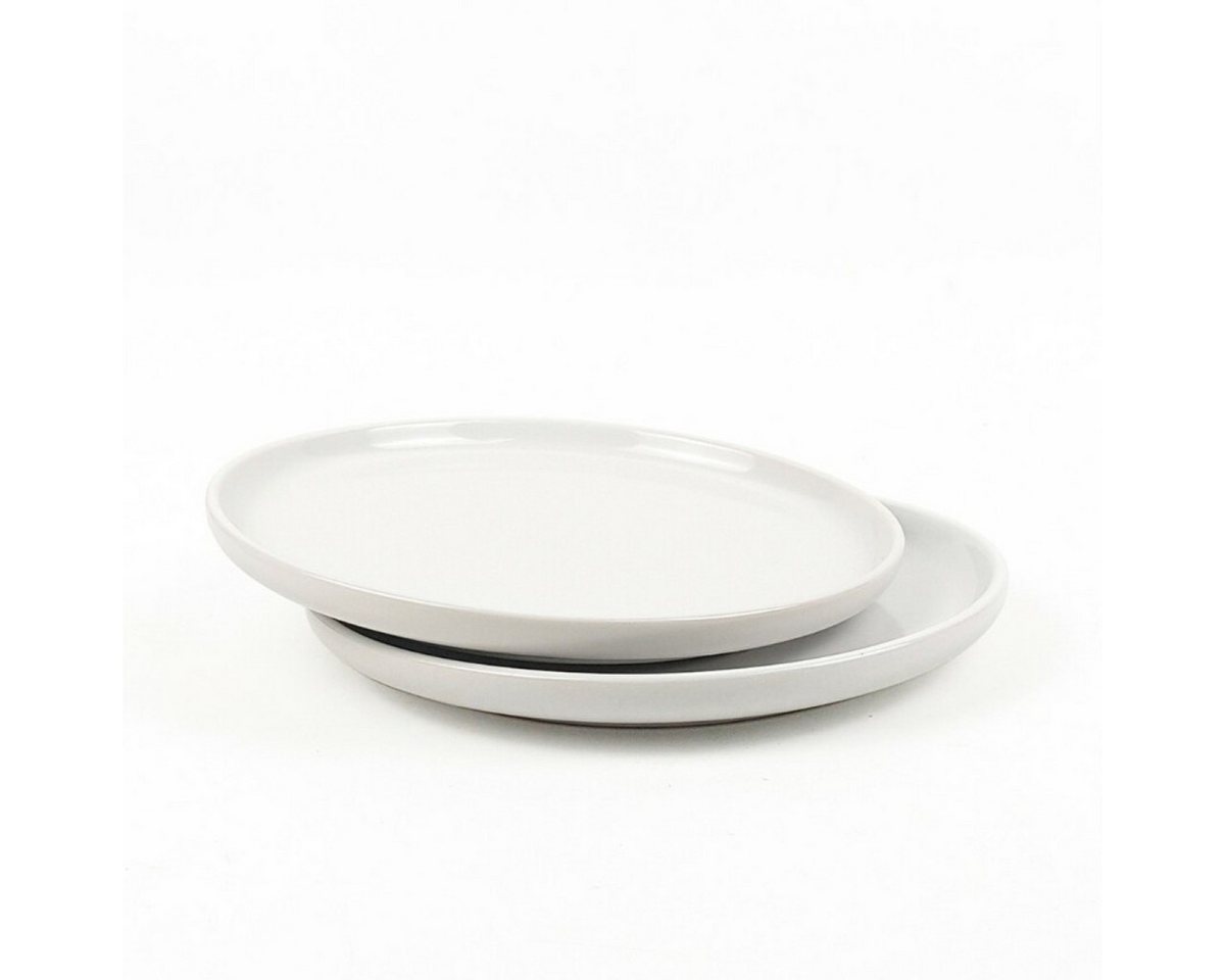 Michelino Dessertteller 2er-Set aus hochwertigem Steingut - ø20 cm, robust & pflegeleicht, (2 St), 2-teilig, Steingut, ø20 cm von Michelino