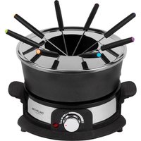 MICHELINO Fondue Set 74385 schwarz Kunststoff Edelstahl H/D: ca. 26x35 cm von Michelino