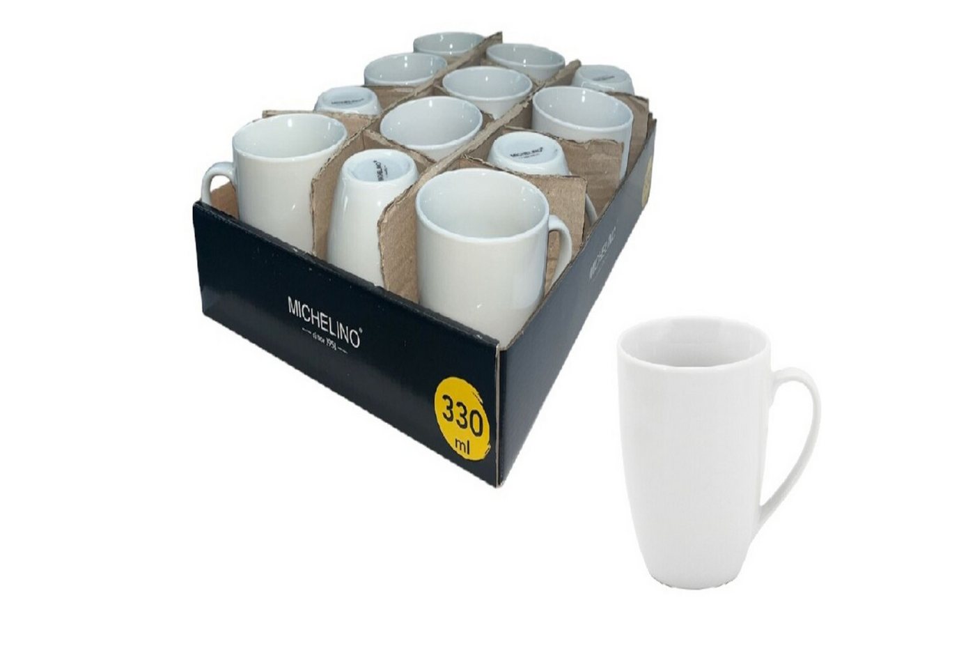 Michelino Gläser-Set Michelino Amelie Kaffeebecher 330ml Michelino Gläser-Set Michelino Amelie Kaffeebecher 330ml von Michelino