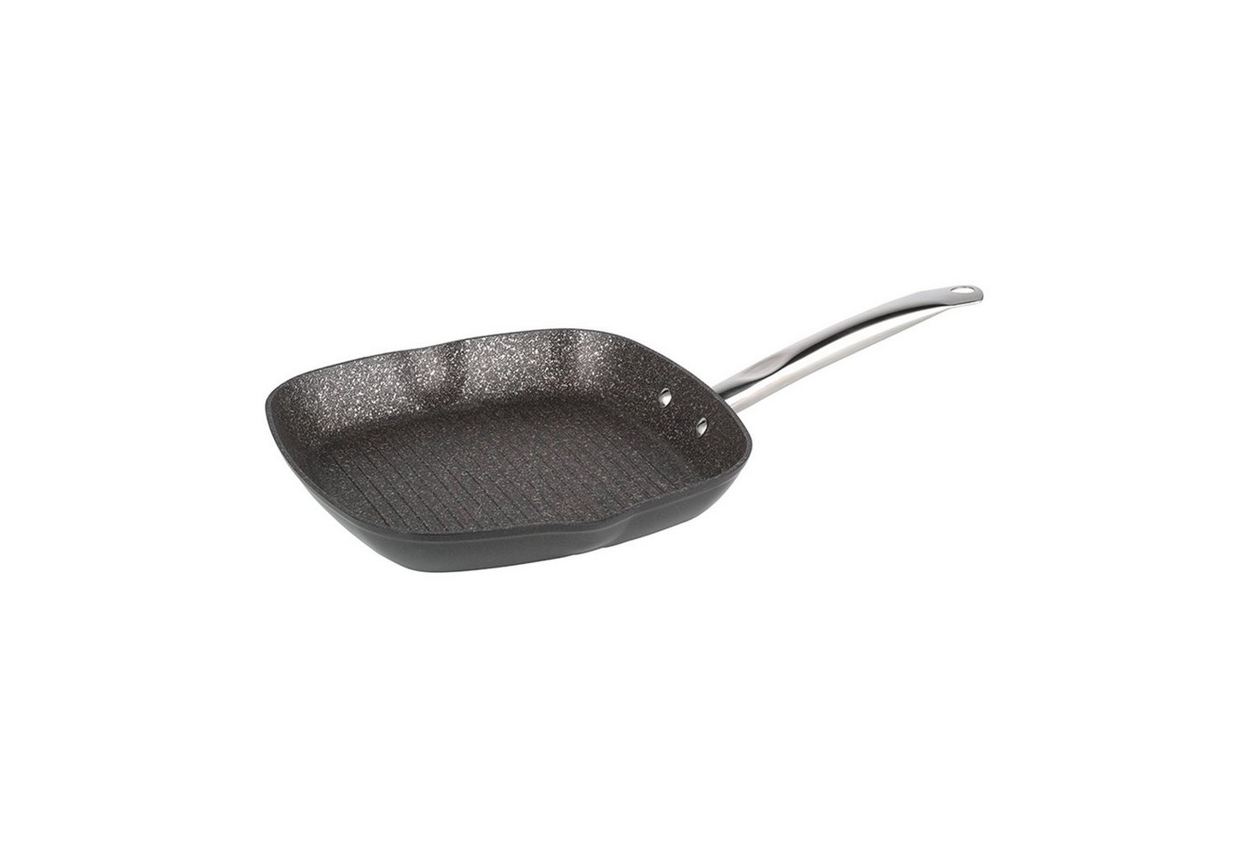 Michelino Grillpfanne Grillpfanne 28 x 28 cm Marie, Aluminium (Stück, 1-tlg., 1 Grillpfanne), Bratpfanne Steakpfanne Induktion von Michelino