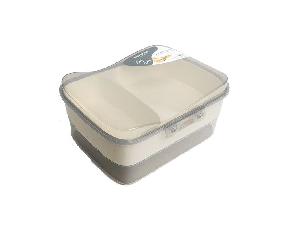 Michelino Lunchbox Lunchbox mit Einteiler Brotdose mit Fächern Spülmaschinengeeignet von Michelino