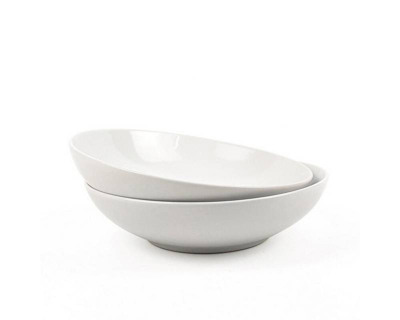 Michelino Suppenteller 2er-Set aus hochwertigem Steingut - ø 20 cm, robust & pflegeleicht, (2 St), 2-teilig, Steingut, ø20 cm von Michelino