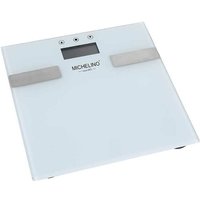 Michelino - Personenwaage Standwaage mit Körperanalyse-Funktion LCD-Anzeige und rutschfest von Michelino