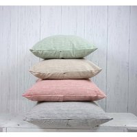 Bio-Baumwolle Inlett Streifen Kissenbezug Bauernhaus French Country Dekor von MichelleLynnDecor