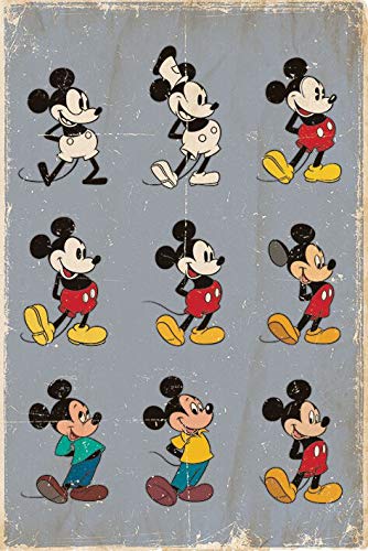 Mickey Mouse (Evolution 61 x 91cm Maxi Poster von Mickey Mouse