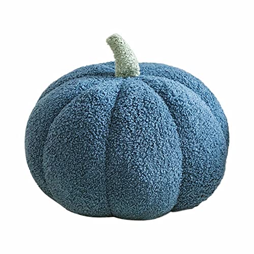 Pumpkin Cushion Halloween Decorations: Pumpkin Plush Floor Cushion, Halloween Home Decoration, Pumpkin Throw Pillow for Home Bedroom Decoration, Stuffed Plush(11.8 inch, Blue) von Micozy