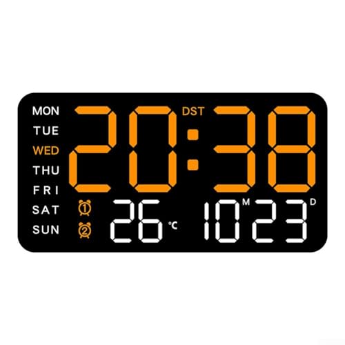 1x Digitaler Wecker LED Digitale Wanduhr Büroverwendung Elektronische Uhr (F) von Micpointik