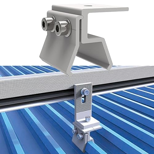 4 Stück Dachfalzklemme, Stehfalzklemme Photovoltaik aus Aluminiumlegierung zur Solarpanel Befestigung, Klemme 50x57.3mm zur Solarmodul Dachbefestigung balkonkraftwerk halterung 4 Stück Dachfalzklemme, Stehfalzklemme Photovoltaik aus Aluminiumlegierung zur Solarpanel Befestigung, Klemme 50x57.3mm zur Solarmodul Dachbefestigung balkonkraftwerk halterung von Micpointik