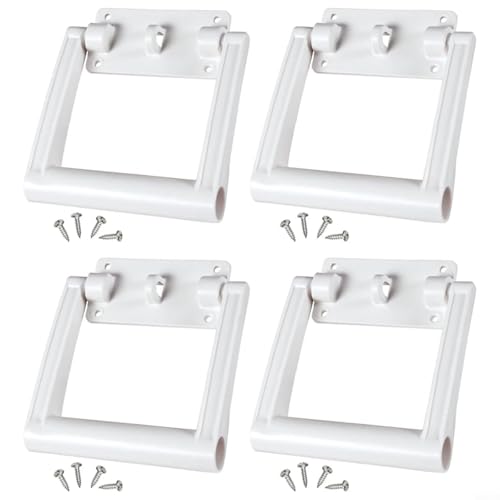 4er-Pack Ersatzgriffe für Igloo-Kühlboxen 25–72 QT, weißer Kunststoff-Tragegriff und Scharnier-Set mit Edelstahlschrauben, robuste Scharniere für die Reparatur von Kühlboxen im Freien 4er-Pack Ersatzgriffe für Igloo-Kühlboxen 25–72 QT, weißer Kunststoff-Tragegriff und Scharnier-Set mit Edelstahlschrauben, robuste Scharniere für die Reparatur von Kühlboxen im Freien von Micpointik