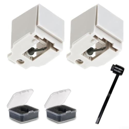 ATN3600L Ersatznadel für Audio-Technica AT-LP60X Plattenspieler mit Reinigungsbürste kompatibel mit AT3600 AT3650 Tonabnehmer Modellen(2 Stück) von Micpointik