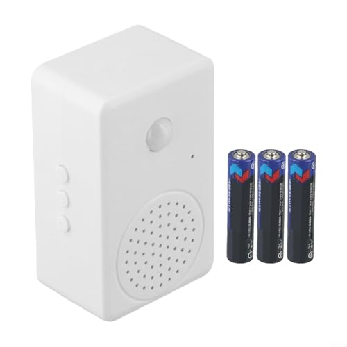 Bewegungsmelder, Willkommens-Summer, Anpassbare Sprachaufzeichnung, Willkommen Türklingel mit Bewegungsmelder für Shop Audio Player Eingang Willkommen(12 Stimmen) von Micpointik