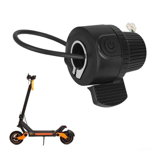 Daumengas Elektroroller, Elektrischer Scooter Thumb mit Geschwindigkeitsregelung, Gaspedal Scooter Zubehör für Kukirin G3/G4 Elektroroller, Schwarz von Micpointik