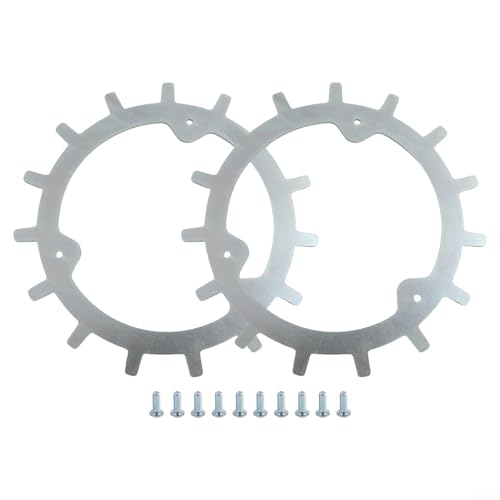 Edelstahl Mähroboter Spikes für Mammotion Yuka Mini Rasenmäher, Traktionsverbesserung für Mähroboter, Mit 12x Edelstahl Schrauben, Rasenmäher Roboter Radgröße 210 mm Edelstahl Mähroboter Spikes für Mammotion Yuka Mini Rasenmäher, Traktionsverbesserung für Mähroboter, Mit 12x Edelstahl Schrauben, Rasenmäher Roboter Radgröße 210 mm von Micpointik