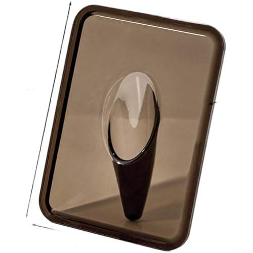Klare Blumenvase aus Acryl, Einzigartige Blumenvase mit Bilderrahmen, für Tafelaufsätze, Minimalistische Vasen für die Inneneinrichtung, Hübscher Blumenhalter als Tischdekoration(Grau) von Micpointik