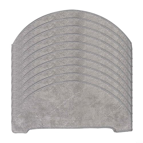 Mikrofaser Wischpads Ersatz Wischmopp für Cleanova W7-W11 Selbstentleerender Saugroboter Reinigungstuch Wischaufsatz Zubehör(10 Stück) von Micpointik