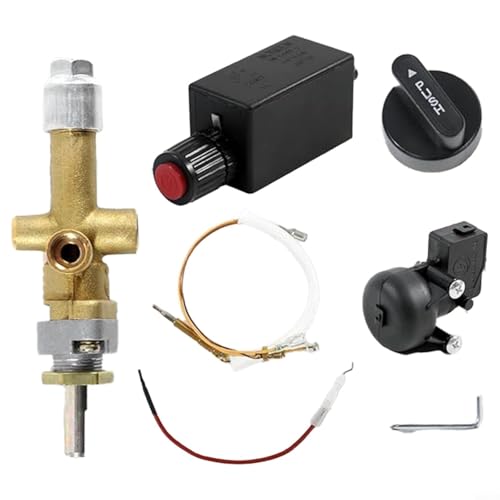 Patio Gasheizung Ersatzteile, Sicherheitsventil aus Messing für Hauptsteuerung, Gasheizung, Pilotbrenner, Thermoelement, Zündkomponenten, Pilotenmontage-Set, Gartenmöbel Zubehör Patio Gasheizung Ersatzteile, Sicherheitsventil aus Messing für Hauptsteuerung, Gasheizung, Pilotbrenner, Thermoelement, Zündkomponenten, Pilotenmontage-Set, Gartenmöbel Zubehör von Micpointik