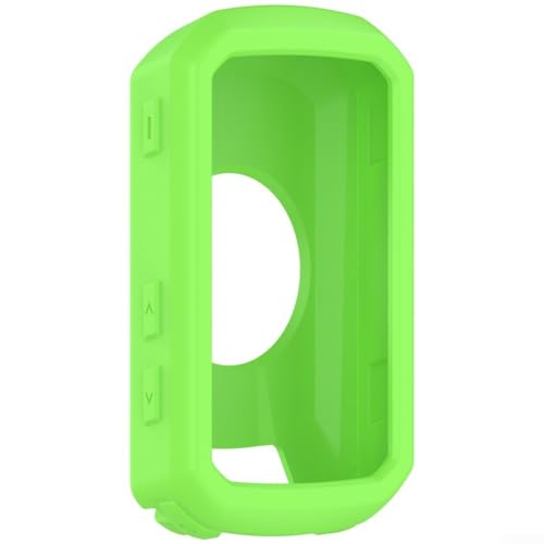 Silikonhülle für Garmin Edge 850 Fahrradcomputer, GPS-Zubehör, weiche Silikonhülle, stoßfest, Ersatzhülle(Fluorescent green) von Micpointik