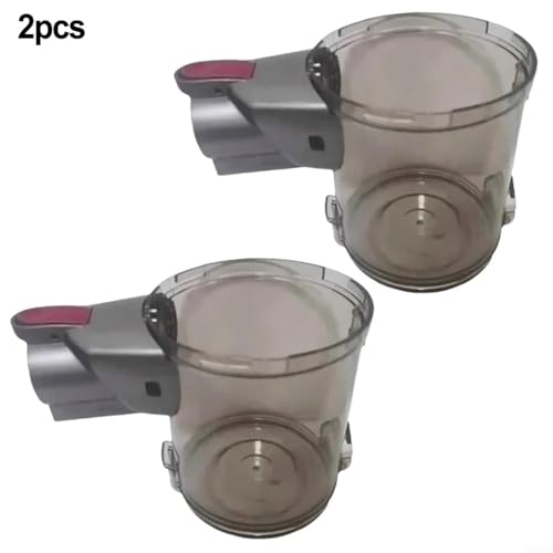 Staubbehälter für Für HKoenig Staubsauger Ersatzteile, Staubbecher kompatibel mit/Ersatzteil für UP600/UP810 Akku-Handstaubsauger(2 Stück) von Micpointik