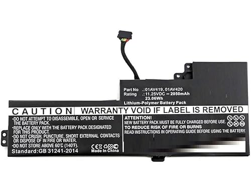 MBXLE-BA0175 Notebook-Akku - Komponente für Notebook (Akku, Lenovo ThinkPad T470, ThinkPad T470 20HD002TCD, ThinkPad T470 20HDA003CD) von Micro Battery