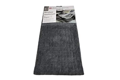 Micro Sensation Microfaser Geschirrtuch Handtuch 65x45cm - 2er Anthrazit Micro Sensation Microfaser Geschirrtuch Handtuch 65x45cm - 2er Anthrazit von Micro Sensation