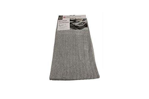 Micro Sensation Microfaser Geschirrtuch Handtuch 65x45cm - 2er Grau Micro Sensation Microfaser Geschirrtuch Handtuch 65x45cm - 2er Grau von Micro Sensation
