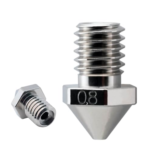 Micro Swiss Brass Plated Wear Resistant Nozzle for Flashforge Creator Pro 3-0,8 mm von Micro-Swiss