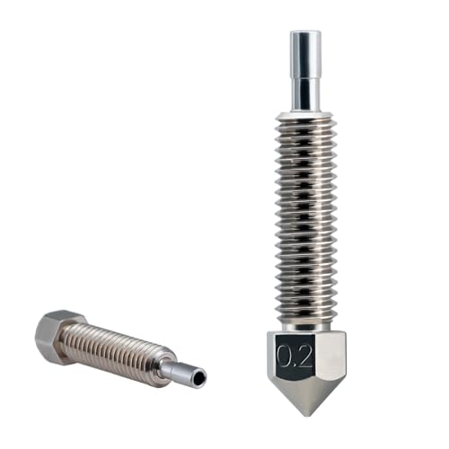 Micro Swiss Brass Plated Wear Resistant Nozzle for FlowTech Hotend - 0,20 mm von Micro-Swiss