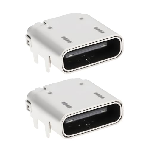 Micro Traders 2 x Laptop-Typ-C-Ladeanschluss, USB-DC-Stromanschluss, kompatibel mit Lenovo 100e Chromebook 2. Generation AST Micro Traders 2 x Laptop-Typ-C-Ladeanschluss, USB-DC-Stromanschluss, kompatibel mit Lenovo 100e Chromebook 2. Generation AST von Micro Traders