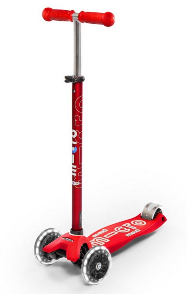 Micro Scooter Micro Scooter Maxi Micro Deluxe rot LED Micro Scooter Micro Scooter Maxi Micro Deluxe rot LED von Micro