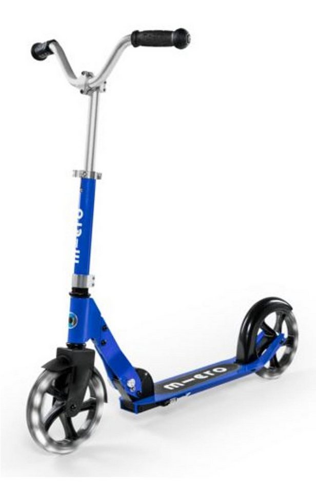 Micro Tretroller Micro Scooter LED Cruiser blau von Micro