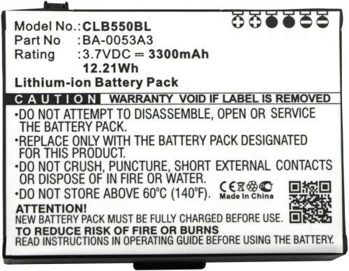 MicroBattery Battery for CipherLab Scaner 12Wh Li-ion 3.7V 3300mAh, MBXPOS-BA0038 (12Wh Li-ion 3.7V 3300mAh Black, CP50, CP55, 9200 Series) von MicroBattery