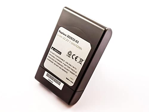 MicroBattery Battery for Dyson DC35 33.3Wh Li-ion 22.2V 1500mAh, MBVC0021 (33.3Wh Li-ion 22.2V 1500mAh Dyson DC57) von MicroBattery