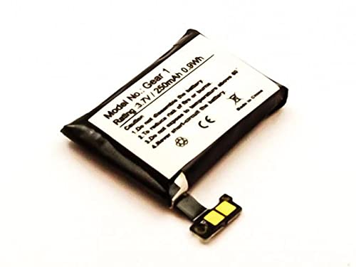 MicroBattery Battery for Samsung 0.9Wh Li-Pol, 3,7V, 250mAh, MBXSA-BA0134 (0.9Wh Li-Pol, 3,7V, 250mAh Samsung Gear 1, SM-V700) von MicroBattery