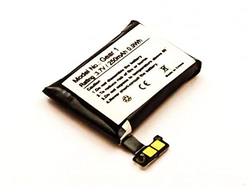 MicroBattery Battery for Samsung Grear 0.9Wh Li-Pol 3.7V 250mAh, MBXSA-BA0124 (0.9Wh Li-Pol 3.7V 250mAh) von MicroBattery