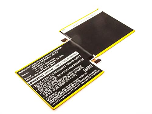 MicroBattery Battery for Tablet & eBook 22.2Wh Li-Pol 3.7V 6000mAh, MBTAB0002 (22.2Wh Li-Pol 3.7V 6000mAh) von MicroBattery