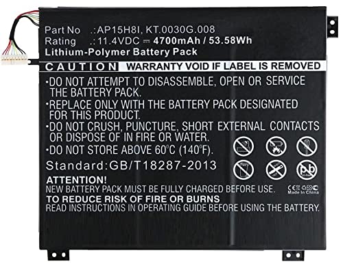 MicroBattery Laptop Battery for Acer 53.58Wh Li-Pol 11.4V 4700mAh, MBXAC-BA0074 (53.58Wh Li-Pol 11.4V 4700mAh Black, AO1-431-C139, AO1-431-C4XG, AO1-431-C7F9, AO1-431-C8G8, Aspire One Cloudb) von MicroBattery