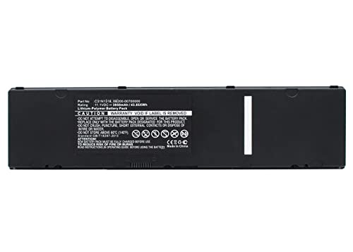 MicroBattery Laptop Battery for Asus 43.84Wh Li-Pol 11.1V 3950mAh, MBXAS-BA0089 (43.84Wh Li-Pol 11.1V 3950mAh Black, AsusPro Essential PU301LA, AsusPro Essential PU301LA-RO06, AsusPro PU301,) von MicroBattery