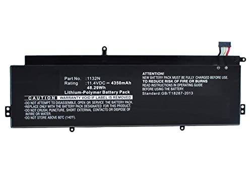 MicroBattery Laptop Battery for Dell 49.59Wh Li-Pol 11.4V 4350mAh, MBXDE-BA0071 (49.59Wh Li-Pol 11.4V 4350mAh Black, Chromebook 11) von MicroBattery