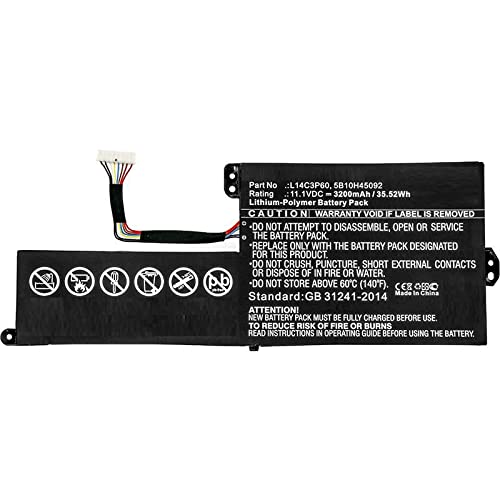 MicroBattery Laptop Battery for Lenovo 35.52Wh Li-Pol 11.1V 3200mAh, MBXLE-BA0056 (35.52Wh Li-Pol 11.1V 3200mAh Black, Chromebook N21, Chromebook N21-80MG) von MicroBattery