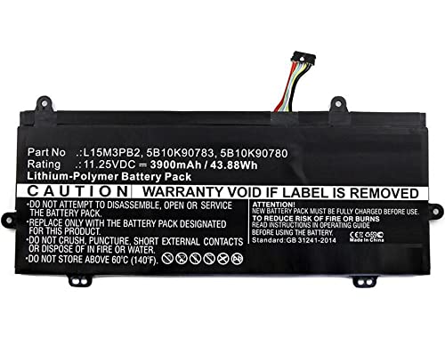 MicroBattery Laptop Battery for Lenovo 43.87Wh Li-Pol 11.25V 3900mAh, MBXLE-BA0141 (43.87Wh Li-Pol 11.25V 3900mAh Black, 80SF0000US, IdeaPad 11.6 N22, iDeapad N22, iDeapad N22 80S6, N22 Winbook) von MicroBattery