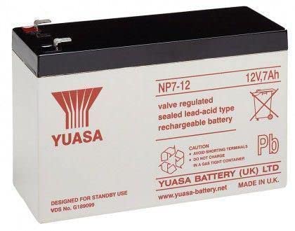 MicroBattery Lead Acid Battery 84Wh 12V 7Ah NP7-12, MBXLDAD-BA024 (84Wh 12V 7Ah NP7-12 Connection, Type Faston (4.8mm)) von MicroBattery