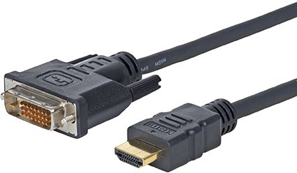 HDMI 19 - DVI-D M-M Cable 10m von MicroConnect