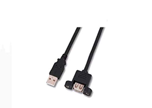 MicroConnect USB-2.0-Verlängerung A-A M-F 1 m Panel-Typ, USBAAF1PANEL von MicroConnect